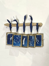 Charger l'image dans la galerie, Cadre-Bijou avec cyanotype (fougère)