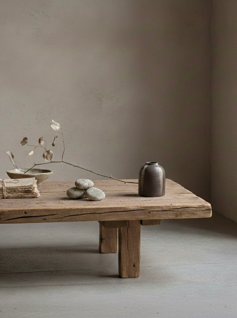 Vase en grès émaillé marron et beige