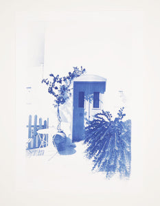 Photographie originale "Maison bleue de Paros"